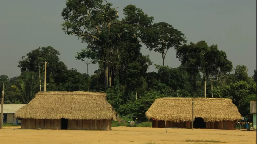 Aldeia Kayapó, na TI Baú, em Altamira, no Pará, em 2018