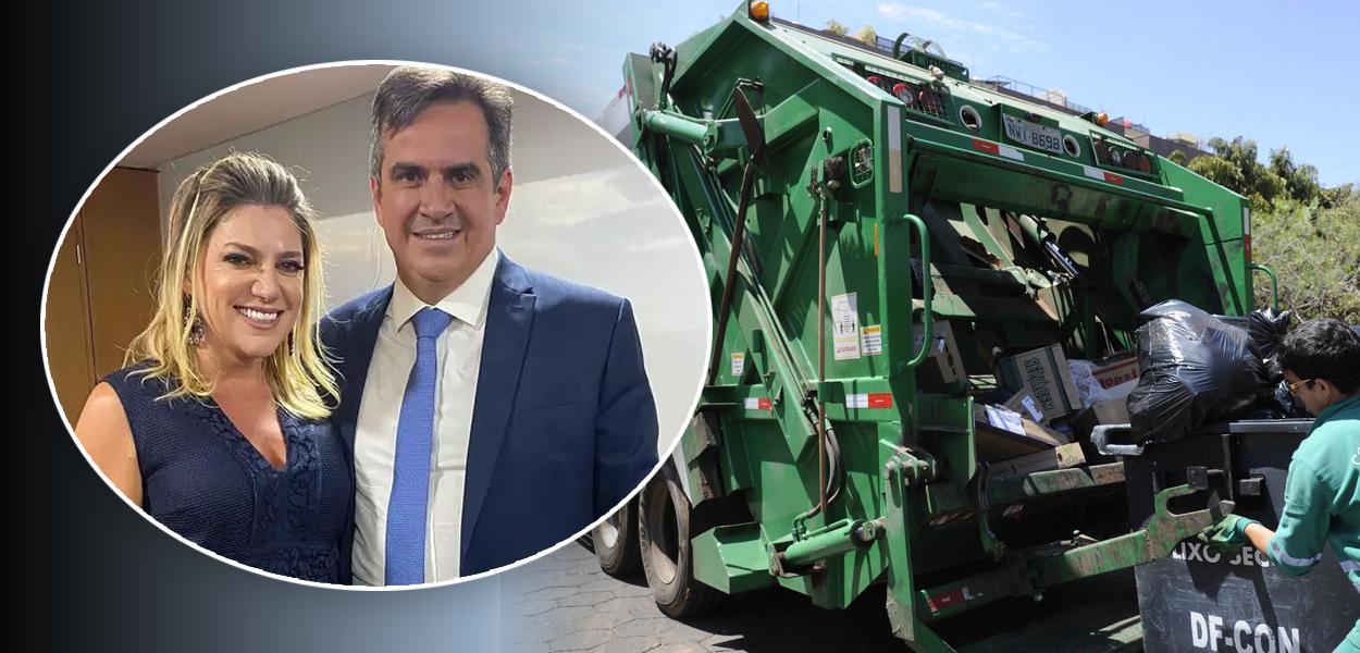 Carla Morgana Denardin e Ciro Nogueira