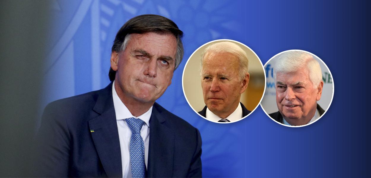 Jair Bolsonaro, Joe Biden e Christopher Dodd