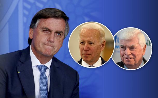 Jair Bolsonaro, Joe Biden e Christopher Dodd
