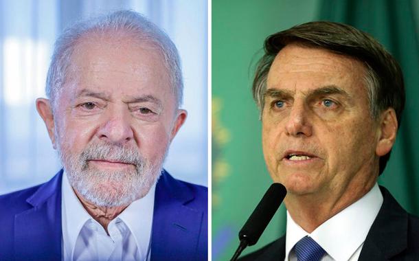 Ex-presidente Luiz Inácio Lula da Silva e Jair Bolsonaro