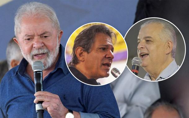 Lula, Fernando Haddad e Márcio França