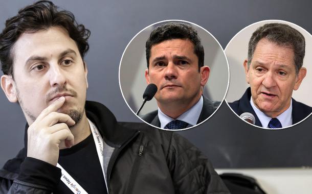 Leandro Demori, Sérgio Moro e João Otávio de Noronha