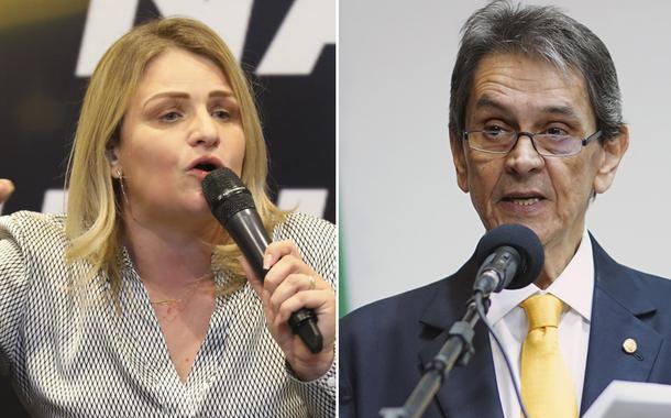 Graciela Nienov e Roberto Jefferson