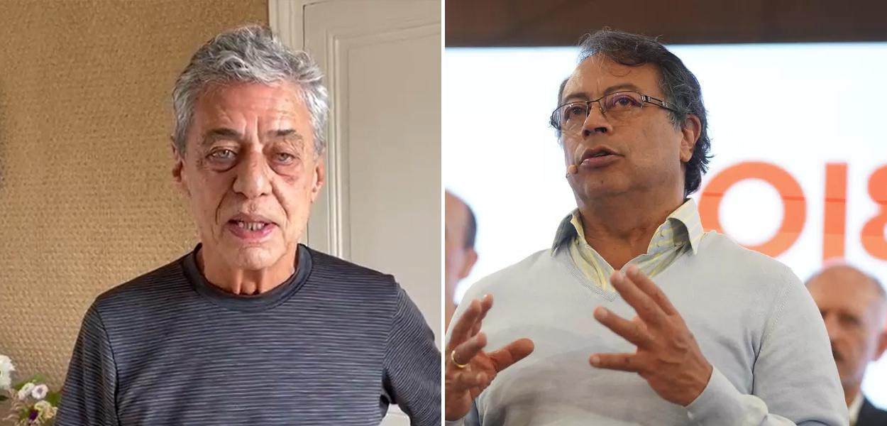 Chico Buarque e Gustavo Petro