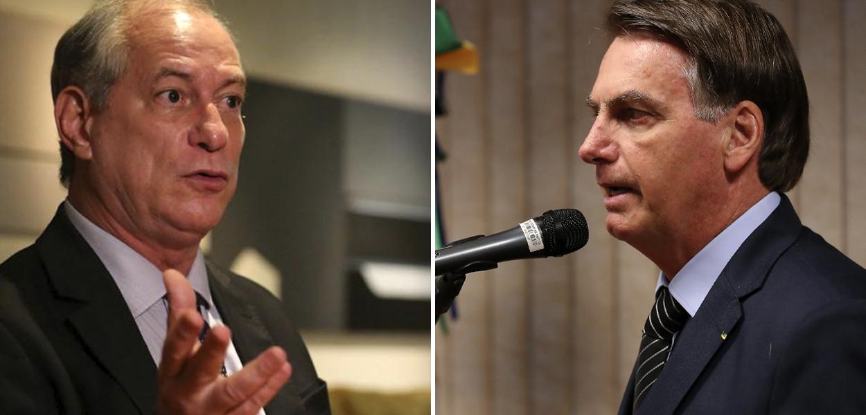 Ciro Gomes e Jair Bolsonaro