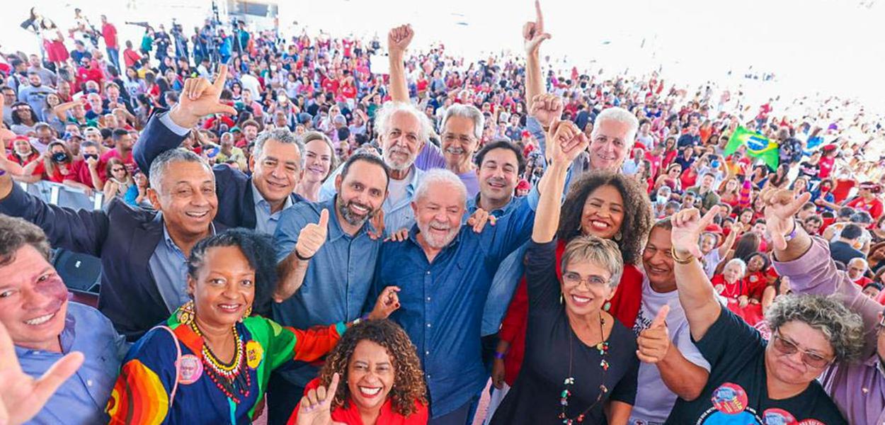 Luiz Inácio Lula da Silva em Contagem (MG)