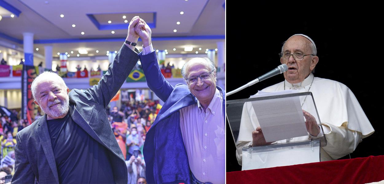 Lula, Geraldo Alckmin e papa Francisco