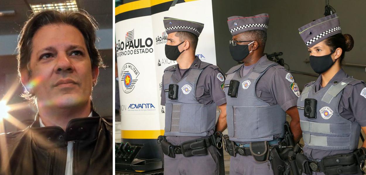 Fernando Haddad e a polícia do estado de São Paulo