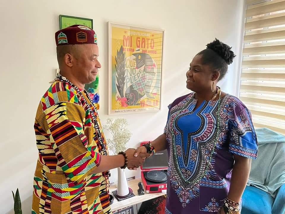 Walmir Damasceno e Francia Márquez