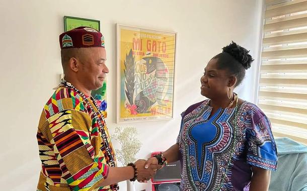 Walmir Damasceno e Francia Márquez