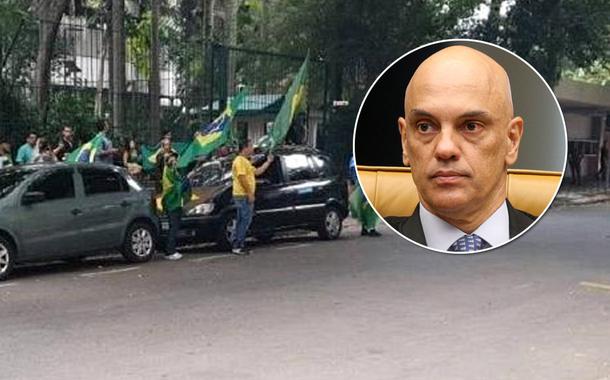 Ministro do STF Alexandre de Moraes (à dir.)