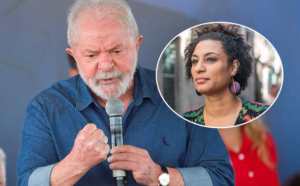Luiz Inácio Lula da Silva e Marielle Franco