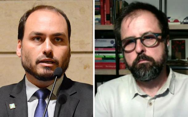 Carlos Bolsonaro e o marqueteiro Duda Lima