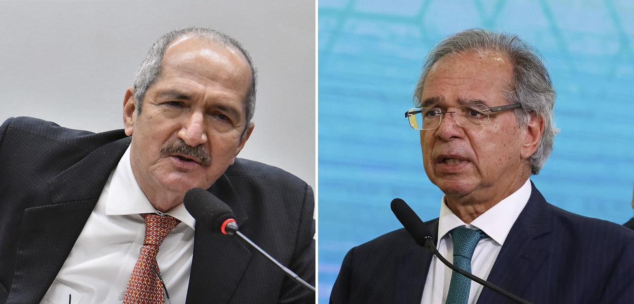 Aldo Rebelo e Paulo Guedes