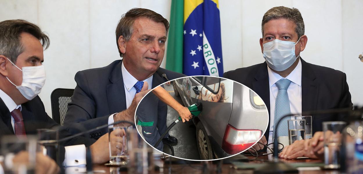 Ciro Nogueira, Jair Bolsonaro e Arthur Lira