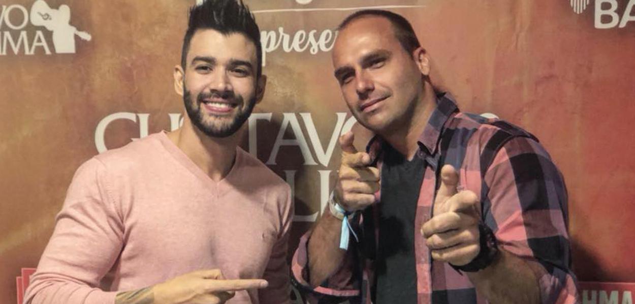 Gusttavo Lima e Eduardo Bolsonaro