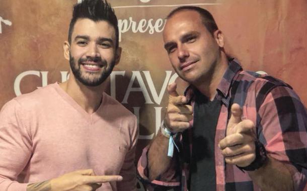 Gusttavo Lima e Eduardo Bolsonaro