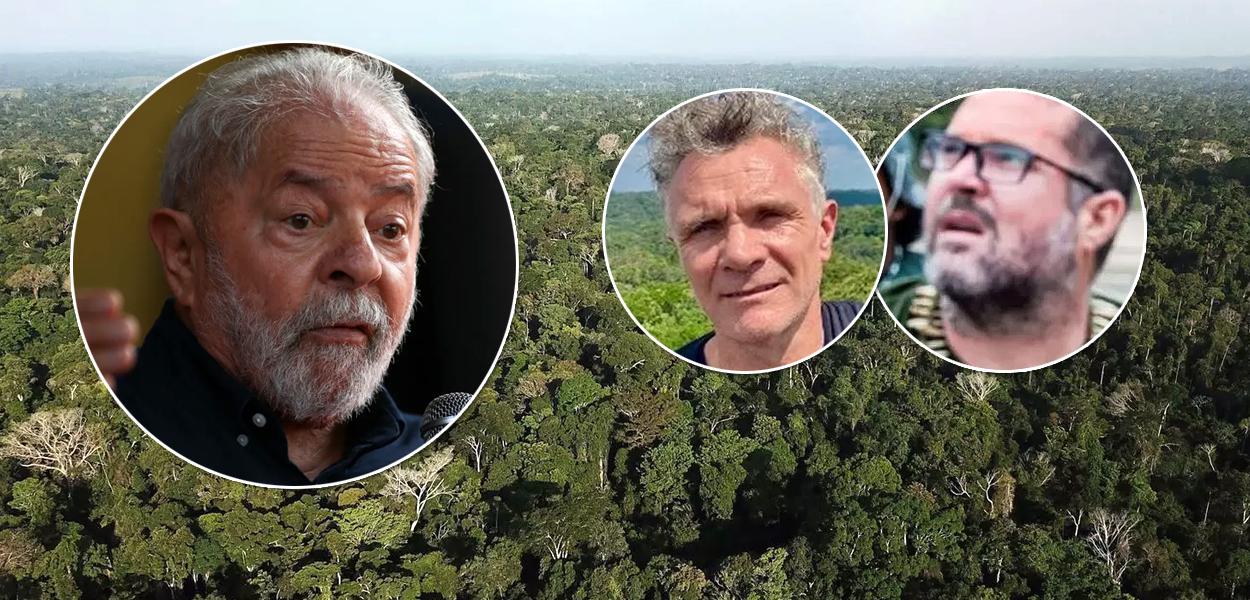 Lula, Dom Philips e Bruno Araújo Pereira