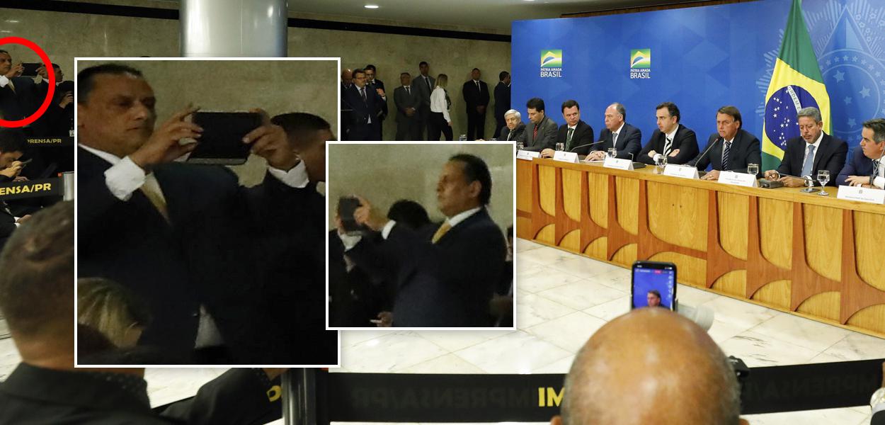 Frederick Wassef na coletiva à imprensa sobre a PLP 18/2022.