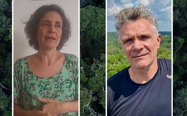 Alessandra Sampaio e Dom Phillips