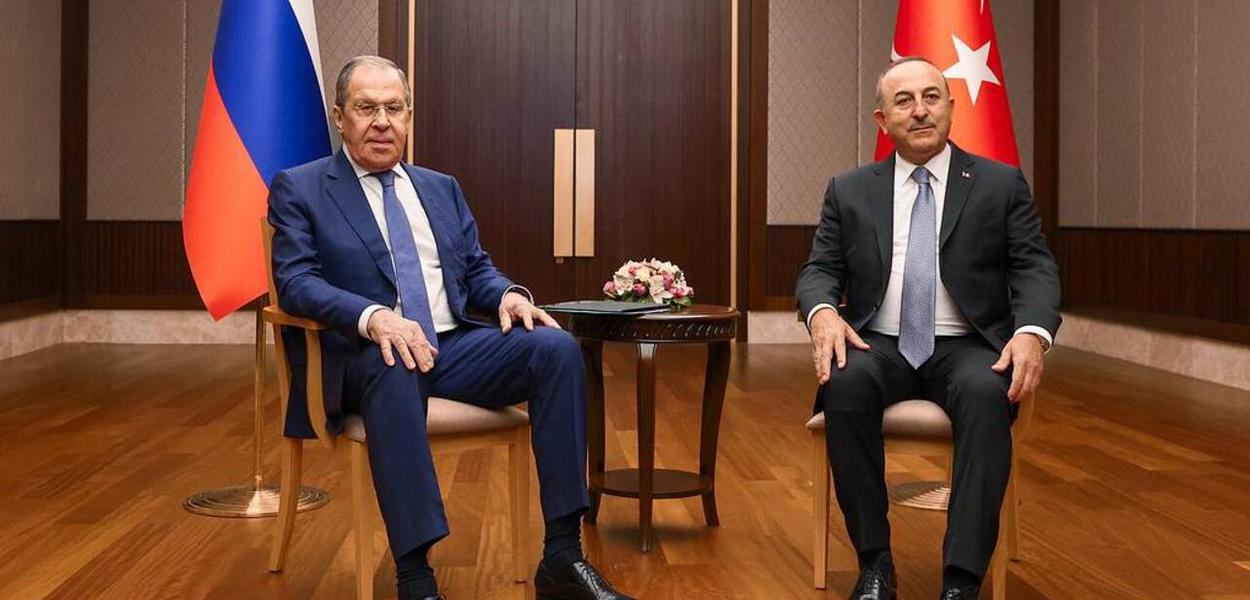 Chanceleres russo e turco