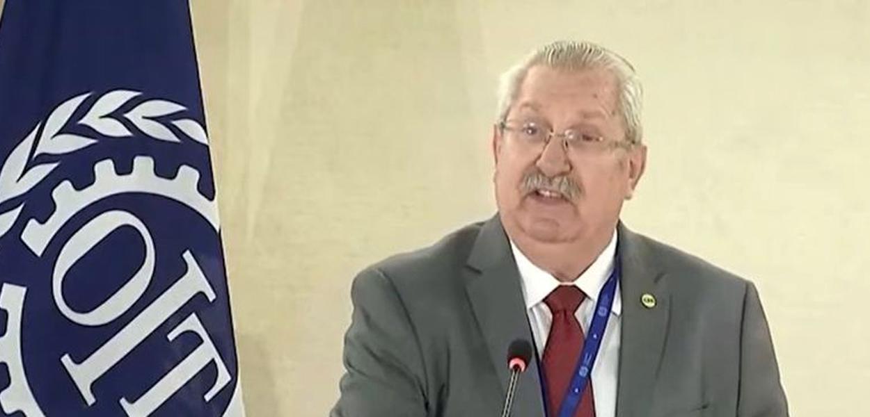 Antonio Neto, delegado dos trabalhadores do Brasil em Conferência da OIT