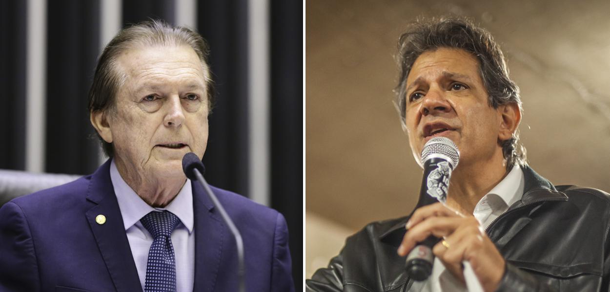 Luciano Bivar e Fernando Haddad