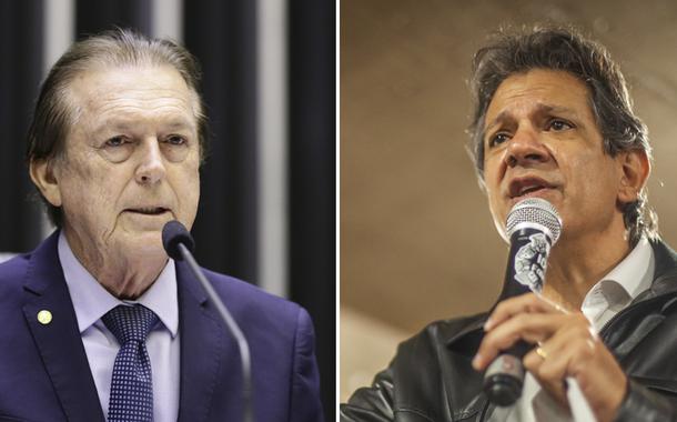 Luciano Bivar e Fernando Haddad