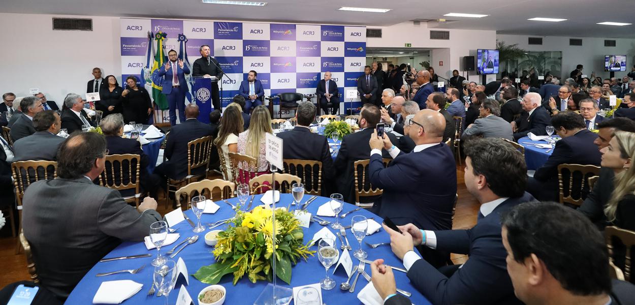 Encontro com empresários na Associação Comercial do Rio