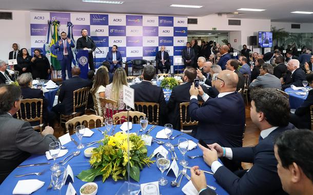 Encontro com empresários na Associação Comercial do Rio