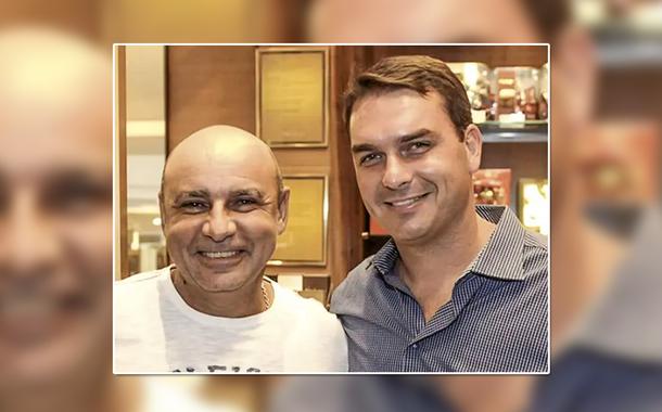 Flávio Bolsonaro e Fabrício Queiroz