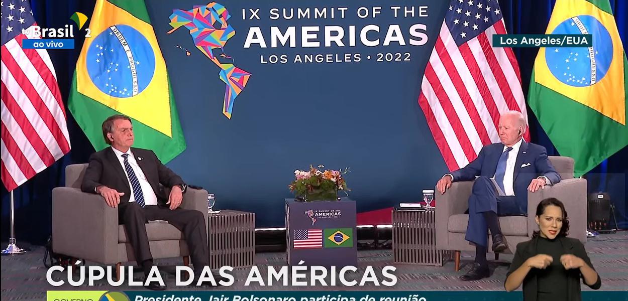 Jair Bolsonaro e Joe Biden