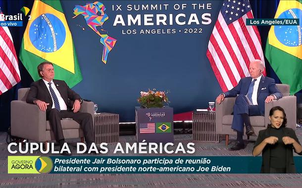Jair Bolsonaro e Joe Biden