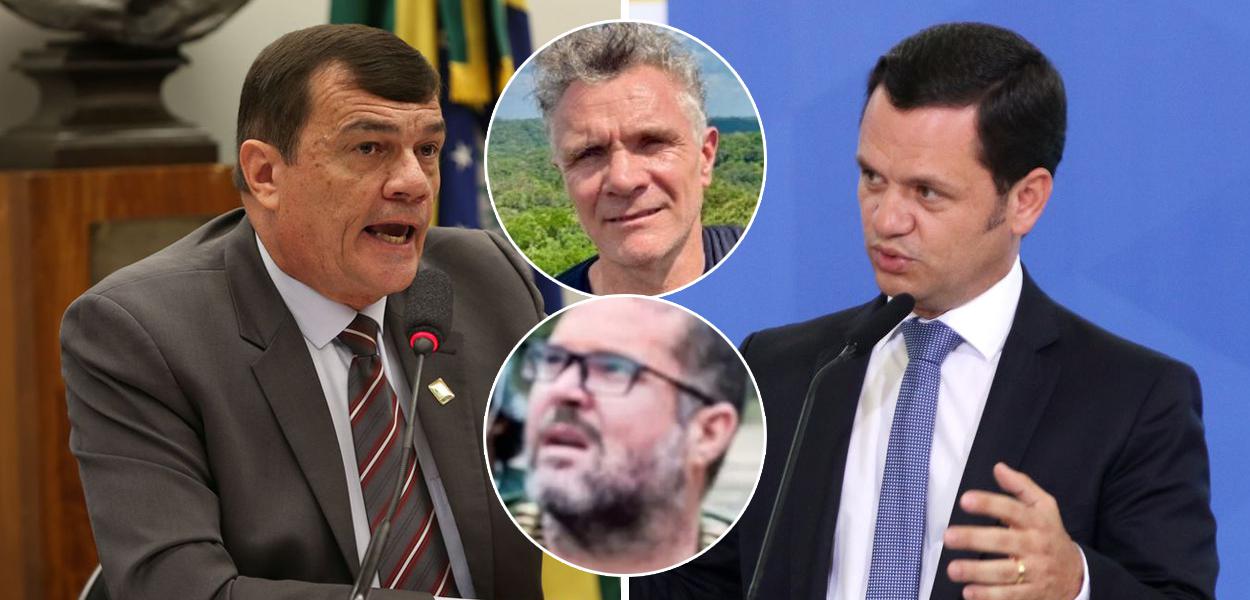 Paulo Sérgio Nogueira de Oliveira (Defesa) e Anderson Torres (Justiça)