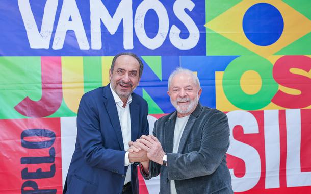 Alexandre Kalil e o ex-presidente Luiz Inácio Lula da Silva