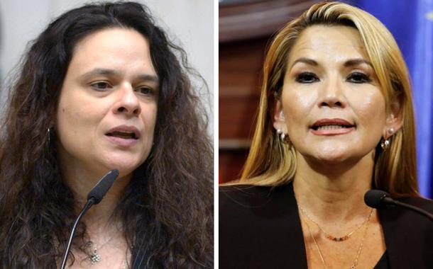 Janaína Paschoal e Jeanine Añez