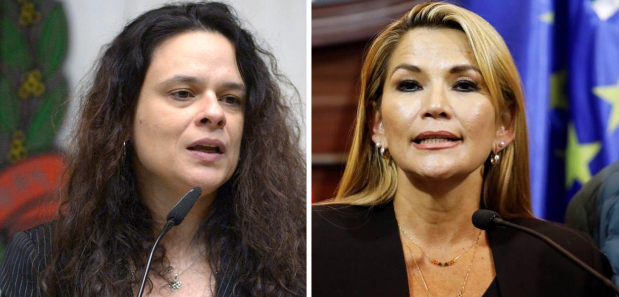 Janaína Paschoal e Jeanine Añez