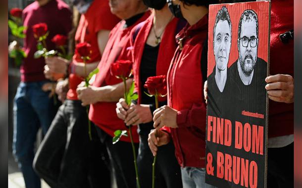 Manifestação por Dom Phillips e por Bruno Pereira