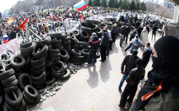 Rebeldes de etnia russa de Donbass