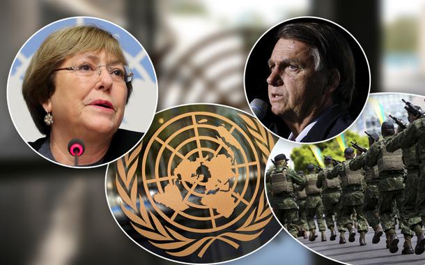 Michelle Bachelet e Jair Bolsonaro