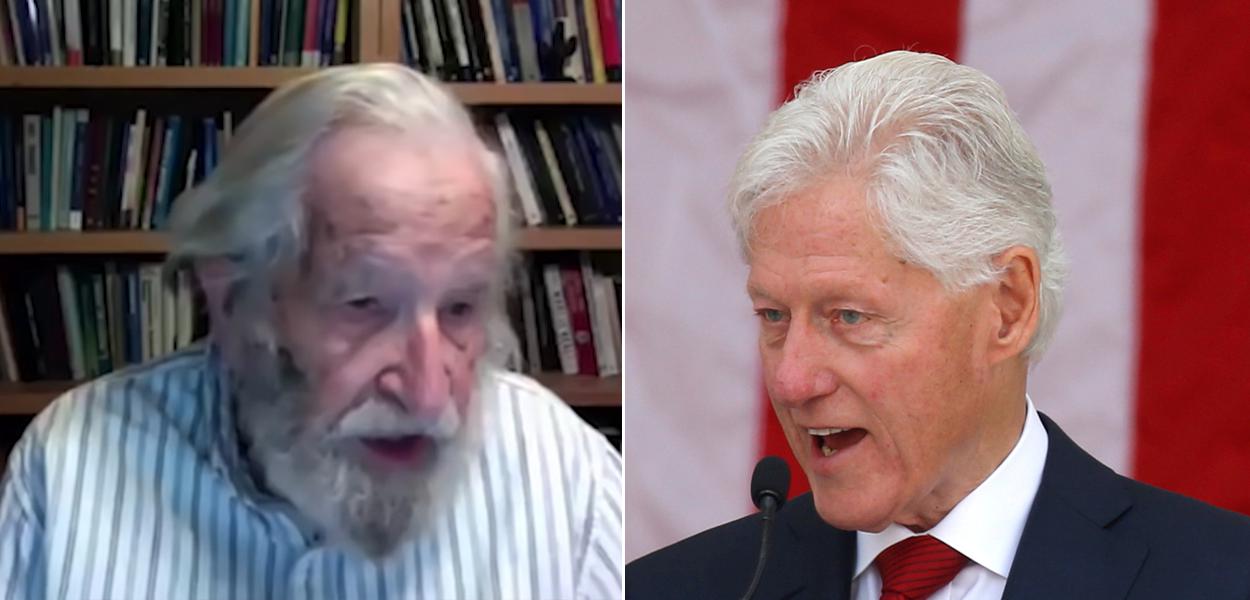 Noam Chomsky e Bill Clinton