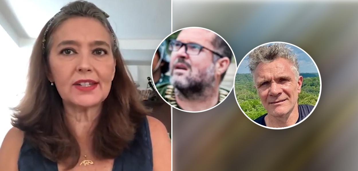 Cristina Serra, Bruno Pereira e Dom Phillips