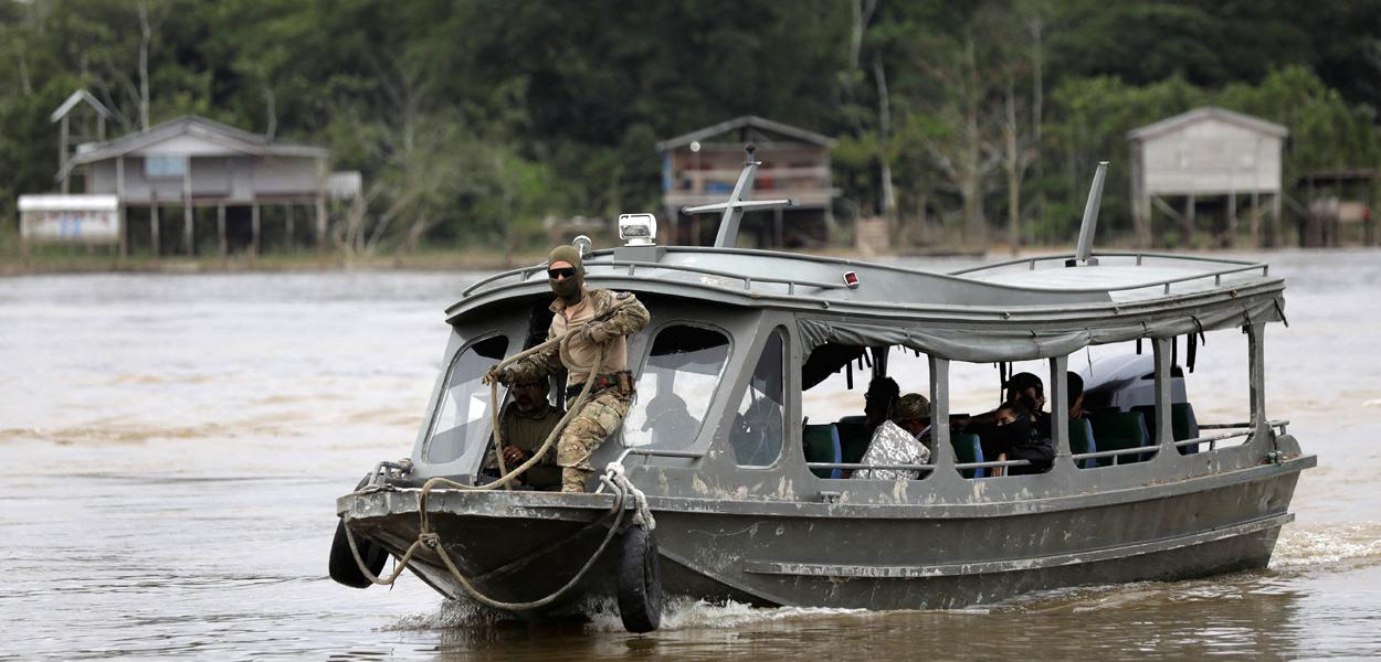 Operação de busca por jornalista e indigenista desaparecidos na Amazônia. 13/06/2022