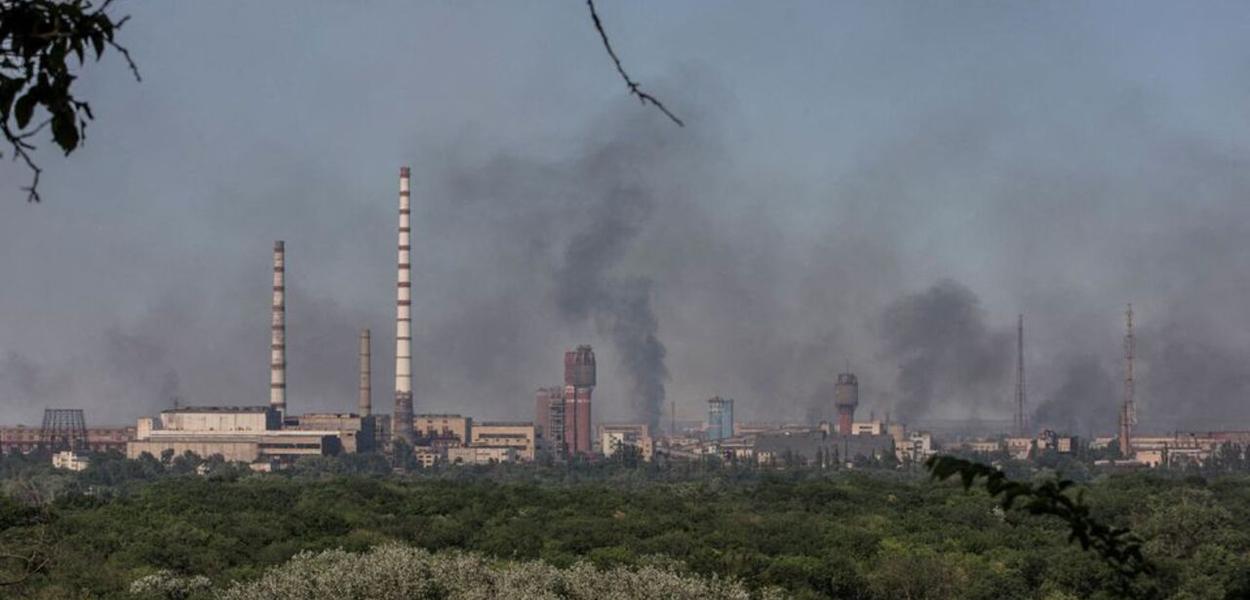 Fábrica Azot em Severodonetsk