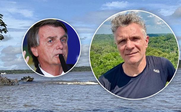 Bolsonaro e Dom Phillips