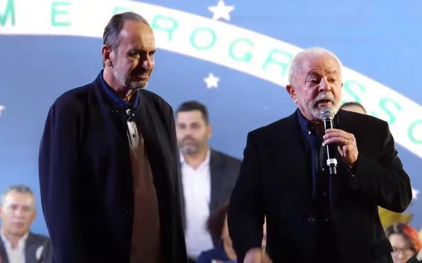 Alexandre Kalil e o ex-presidente Luiz Inácio Lula da Silva