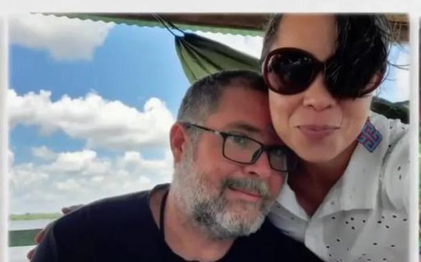 Bruno Pereira e a esposa Beatriz Matos