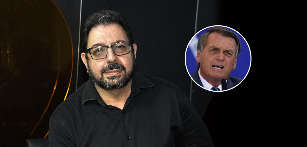 Eduardo Guimarães e Jair Bolsonaro