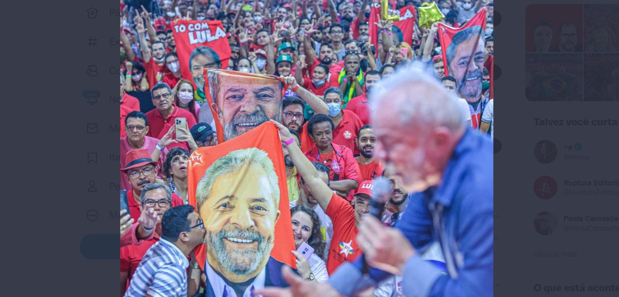 Lula durante evento em Aracaju